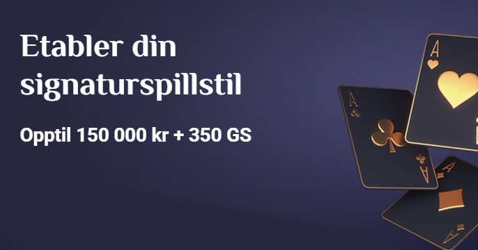 Banner for det offisielle RollXo-casinoet i Norge med bonuser for nye brukere.